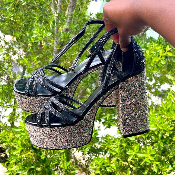 MICHAEL Michael Kors Shoes - Beautiful MICHAEL Michael Kors Miri Platform Sandal in Black Multi